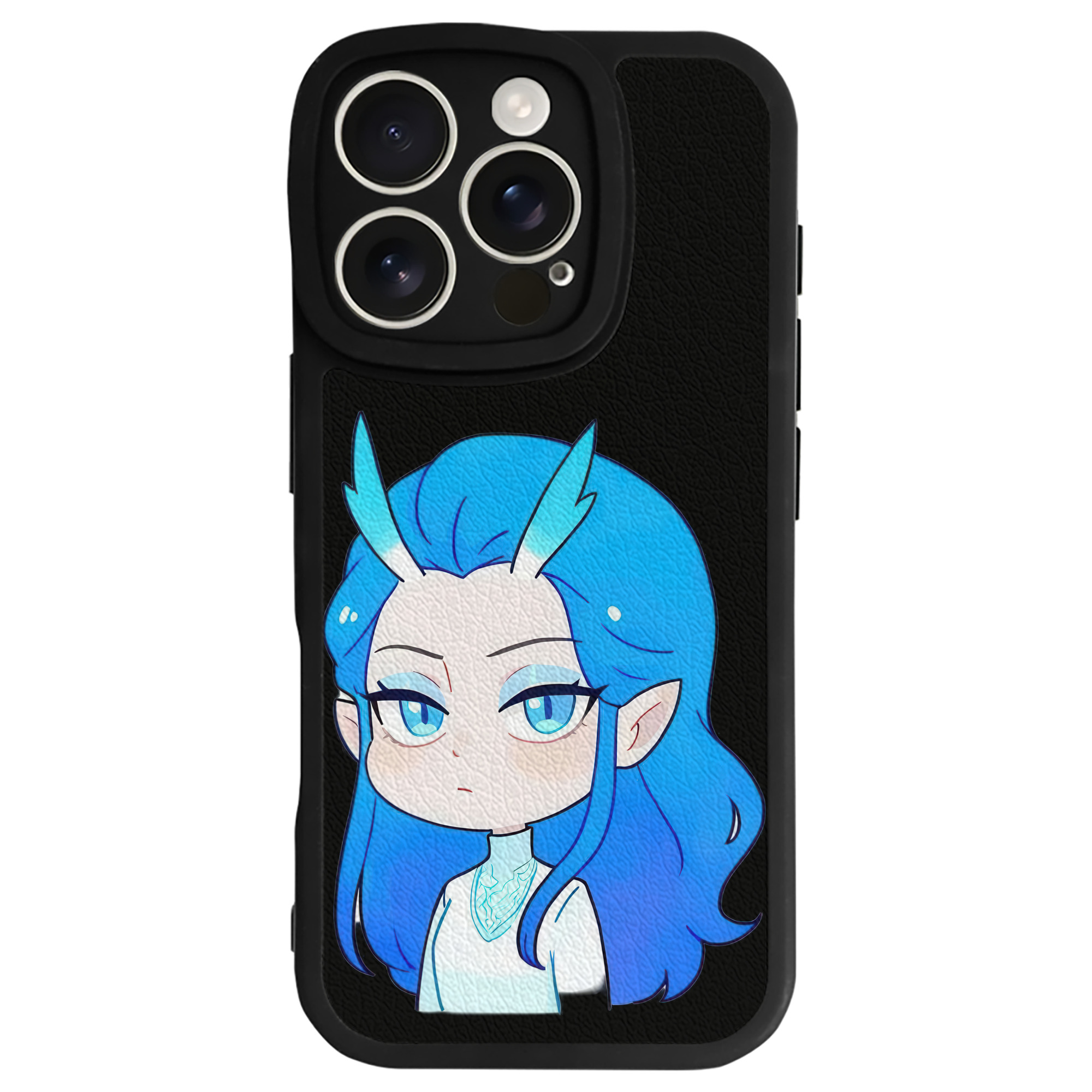 （画像用） Ne Zha 2 ナタ 魔童の大暴れ 【iPhone 16シリーズ対応】シリコンスマホケース（レザー調） 材質：シリコン